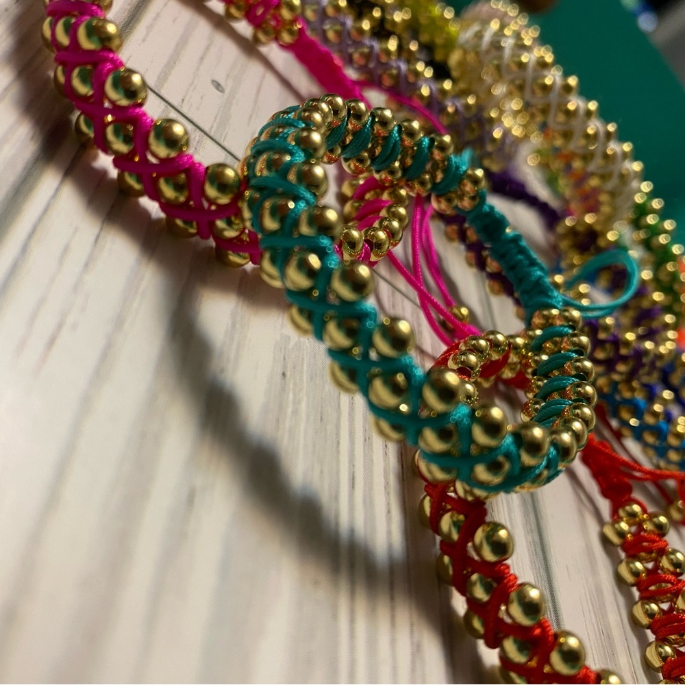 Elegant 18k Gold Filled Beaded Bracelet